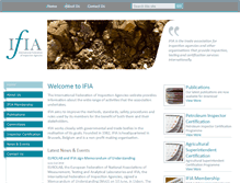 Tablet Screenshot of ifia-federation.org
